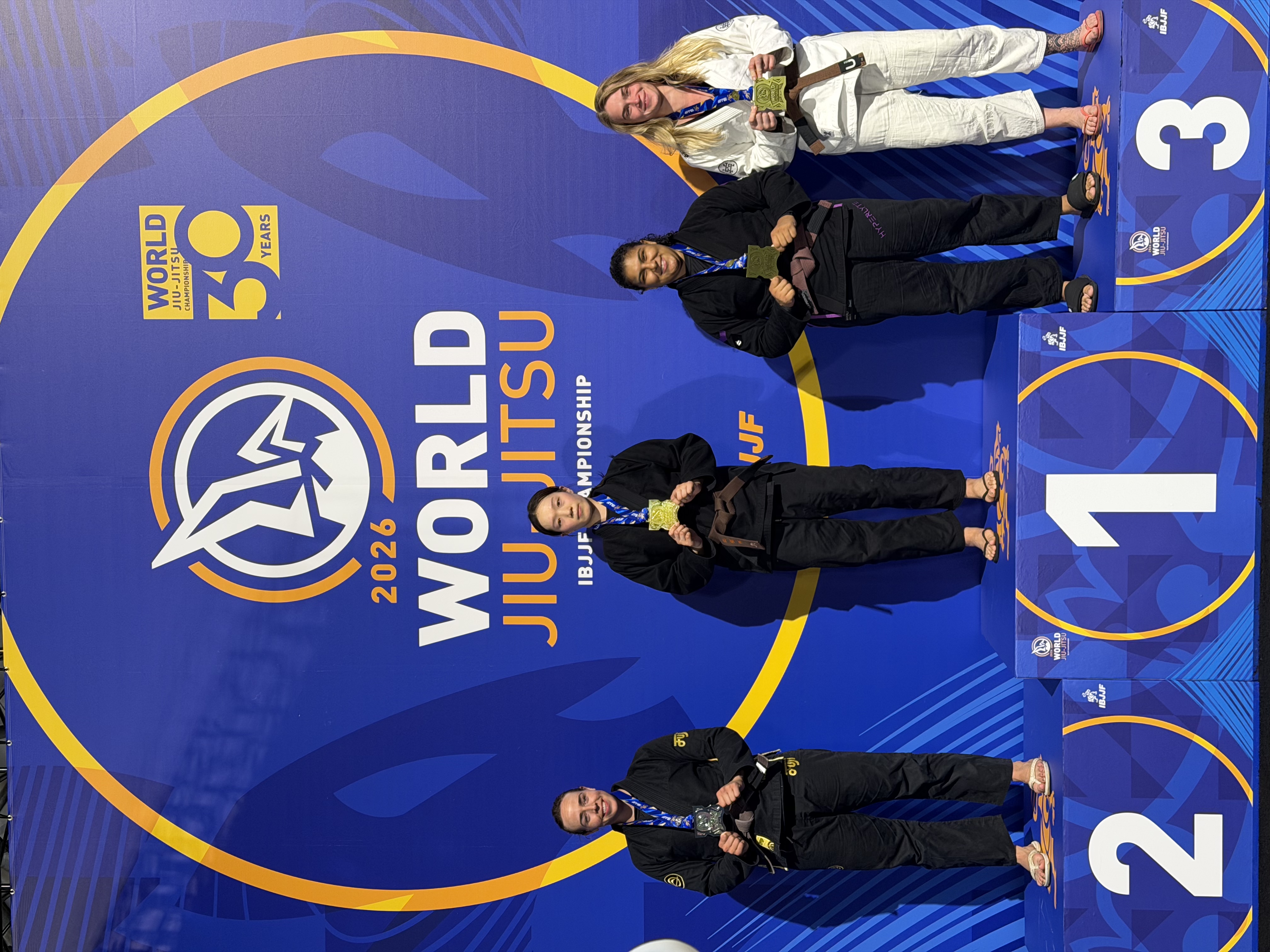 2026 World Jiu-Jitsu Championship podium